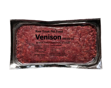 RAW TREAT VENISON MINCE 80/10/10