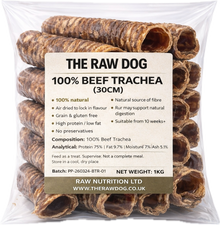 BEEF TRACHEA 30CM 1KG