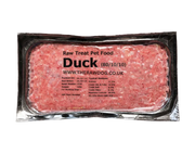 RAW TREAT DUCK MINCE 80/10/10 raw dog food for Nottingham delivery
