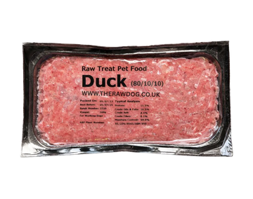 RAW TREAT DUCK MINCE 80/10/10