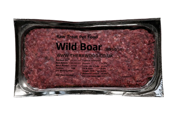 RAW TREAT WILD BOAR MINCE 80/10/10