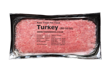 RAW TREAT TURKEY MINCE 80/10/10
