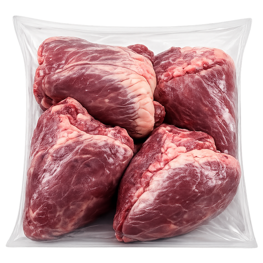 BEEF HEART CHUNKS 1KG