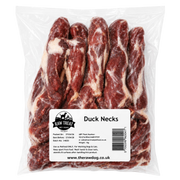 DUCK NECKS 2KG raw bones chunks and offal for dogs