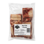 BEEF RIB BONES 1KG raw bones chunks and offal for dogs