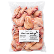 CHICKEN WINGS 2KG raw bones chunks and offal for dogs