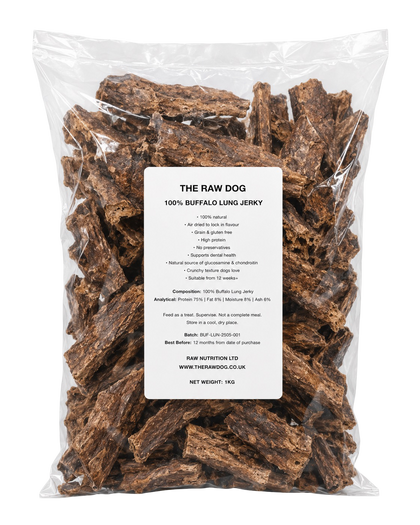 BUFFALO LUNG JERKY 1KG